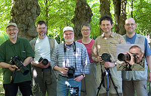 Das Team-Foto wurde im Hochdorfer Garten in Tating aufgenommen.