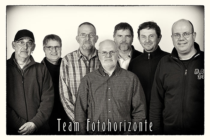 Team Fotohorizonte 2011: Holger Tange, Elke Meier, Hermann Timmann, Thomas Pfaff, Jrn Meier, Christian Rother, JP Schneider.